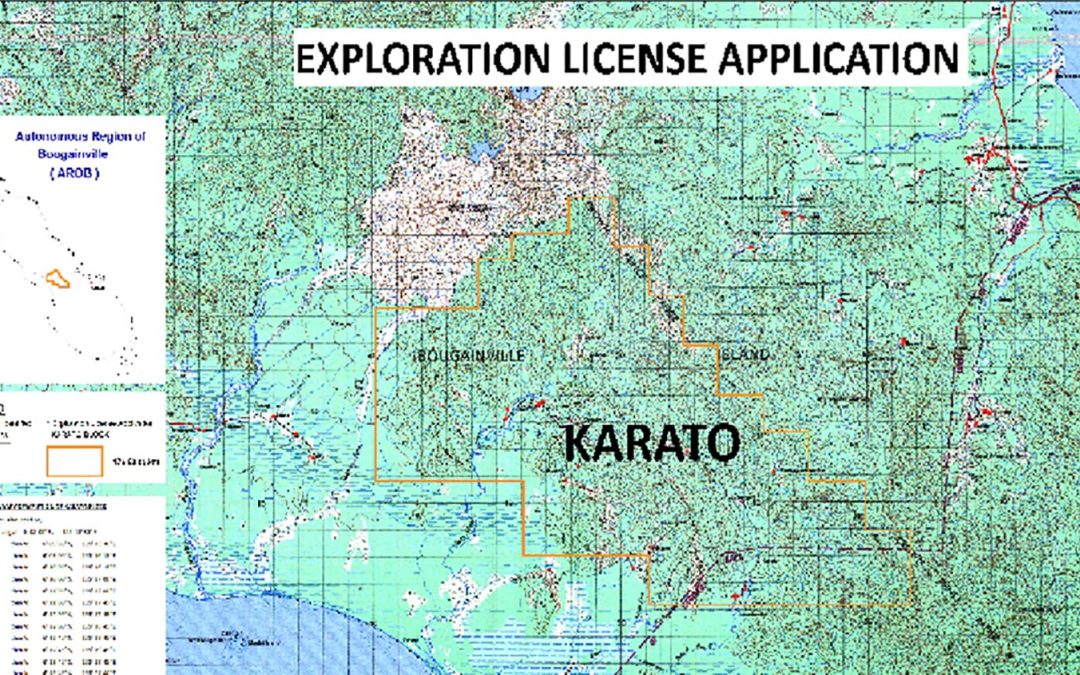 Mainoki & Karato copper and gold exploration
